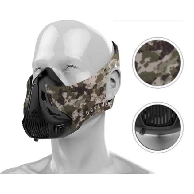 Sport Fitness Mask for Heart Lung Oxygen Control Altitude Training, Unisex