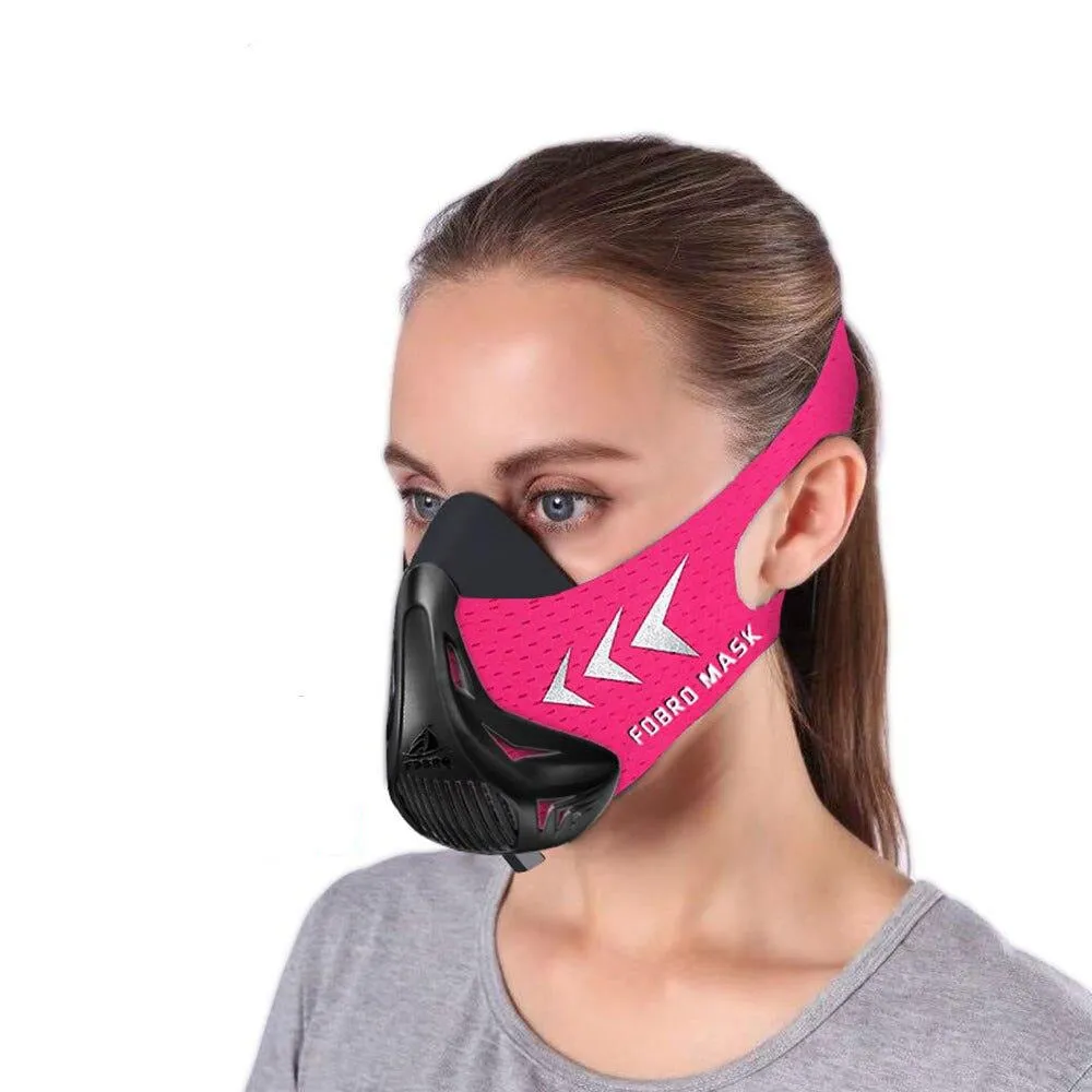 Sport Fitness Mask for Heart Lung Oxygen Control Altitude Training, Unisex
