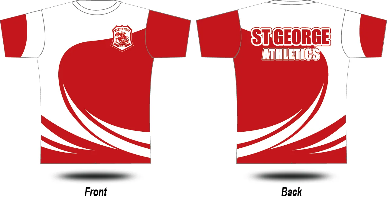 ST GEORGE DISTRICT AC - Club Training Tee