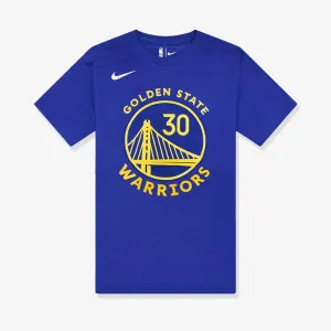 Stephen Curry Golden State Warriors Name & Number NBA T-Shirt - Blue