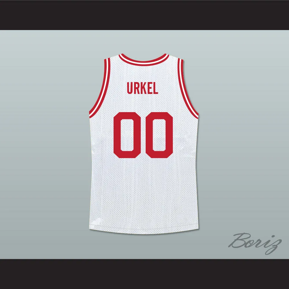 Steve Urkel 00 Vanderbilt Muskrats High School White Basketball Jersey with Circle Patch