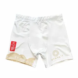 Storm Riders Elite Compression Shorts (Vale Tudo) (White)
