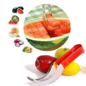 Style: w/ Red Silicone Grip Handle - WOWZY RED/STELL Watermelon or any Melon Sli