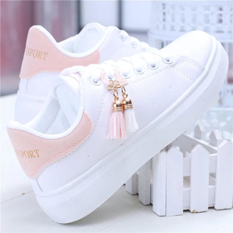 Summer Women's Mesh White Shoes Breathable Running Shoes Student Korean Casual Shoes Low-top Flat Sneakers