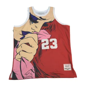 SUMMERTIME SHOOTOUT BASKETBALL JERSEY (RED/YELLOW)