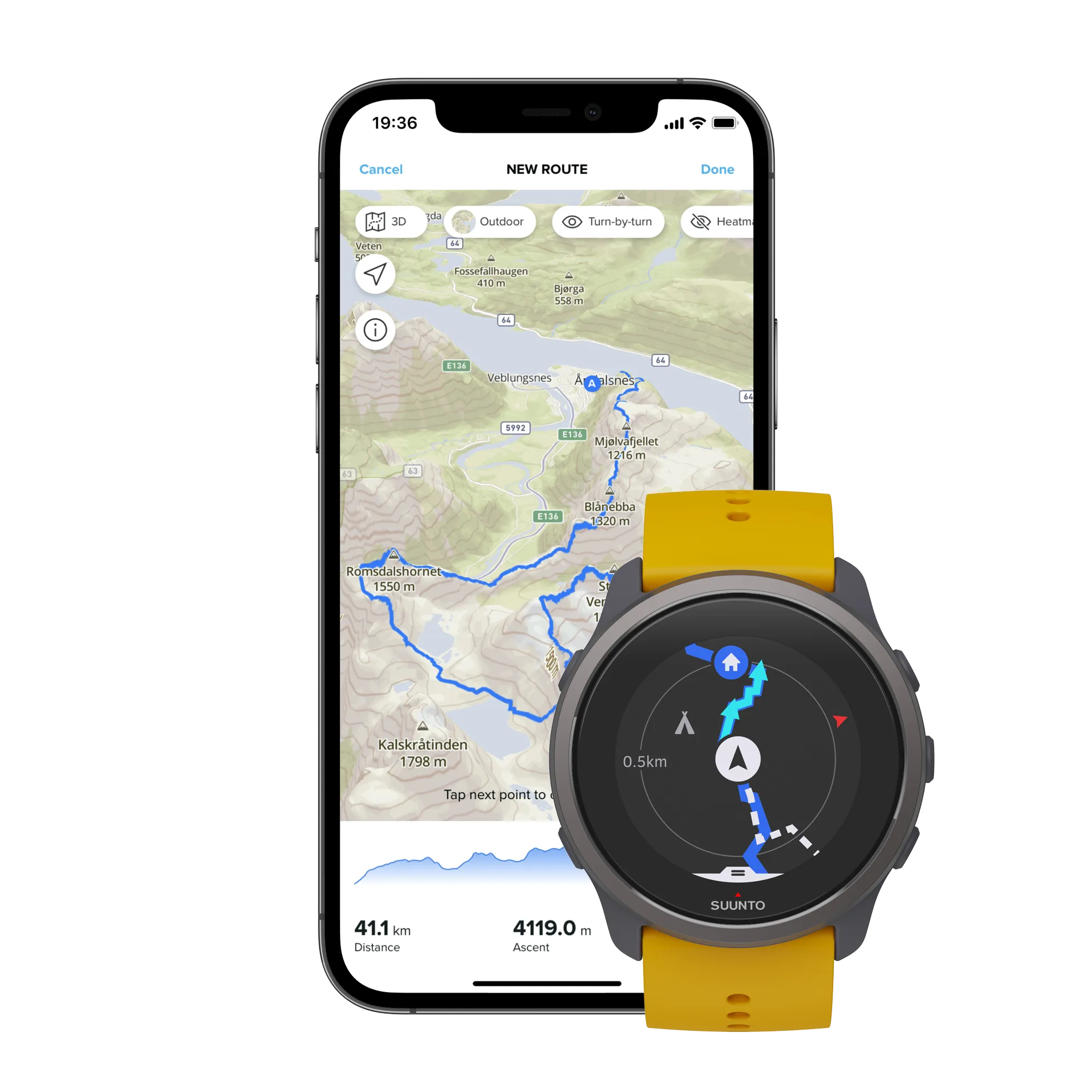 SUUNTO 5 PEAK ZH - Ochre ( SS050746000 )