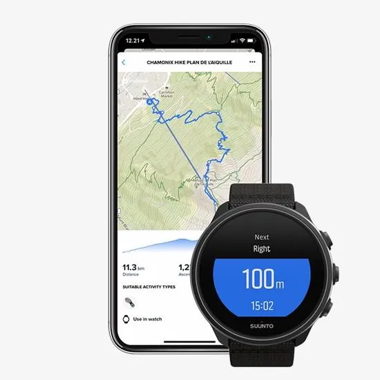 SUUNTO 9 - G1 Baro Charcoal Black Titanium ZH ( SS050586000 )