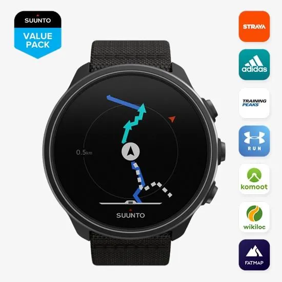 SUUNTO 9 - G1 Baro Charcoal Black Titanium ZH ( SS050586000 )