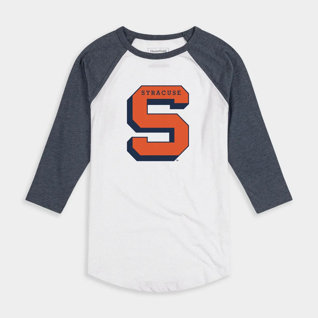 Syracuse Block "S" Baseball Tee