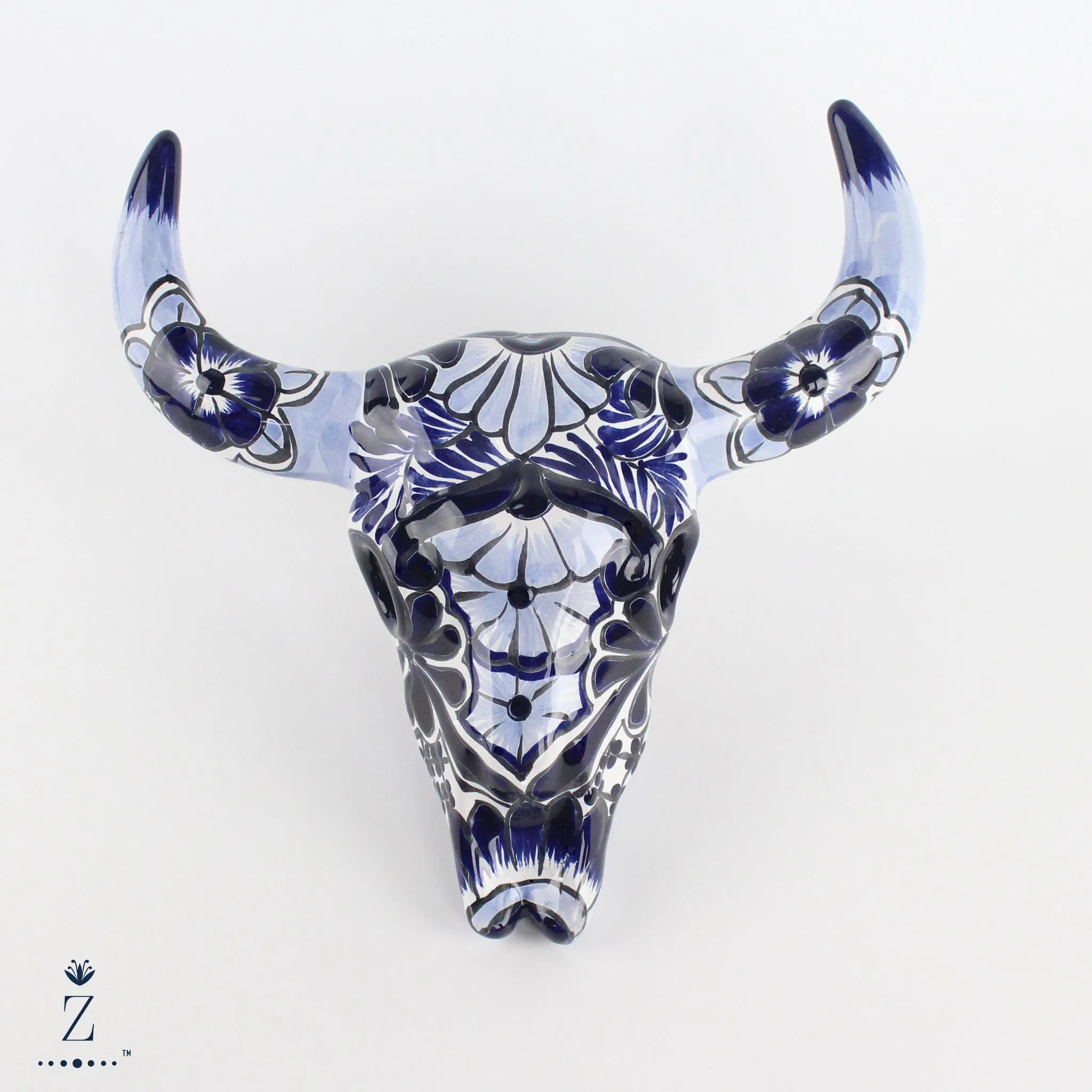 Talavera Longhorn Sculptures | Small