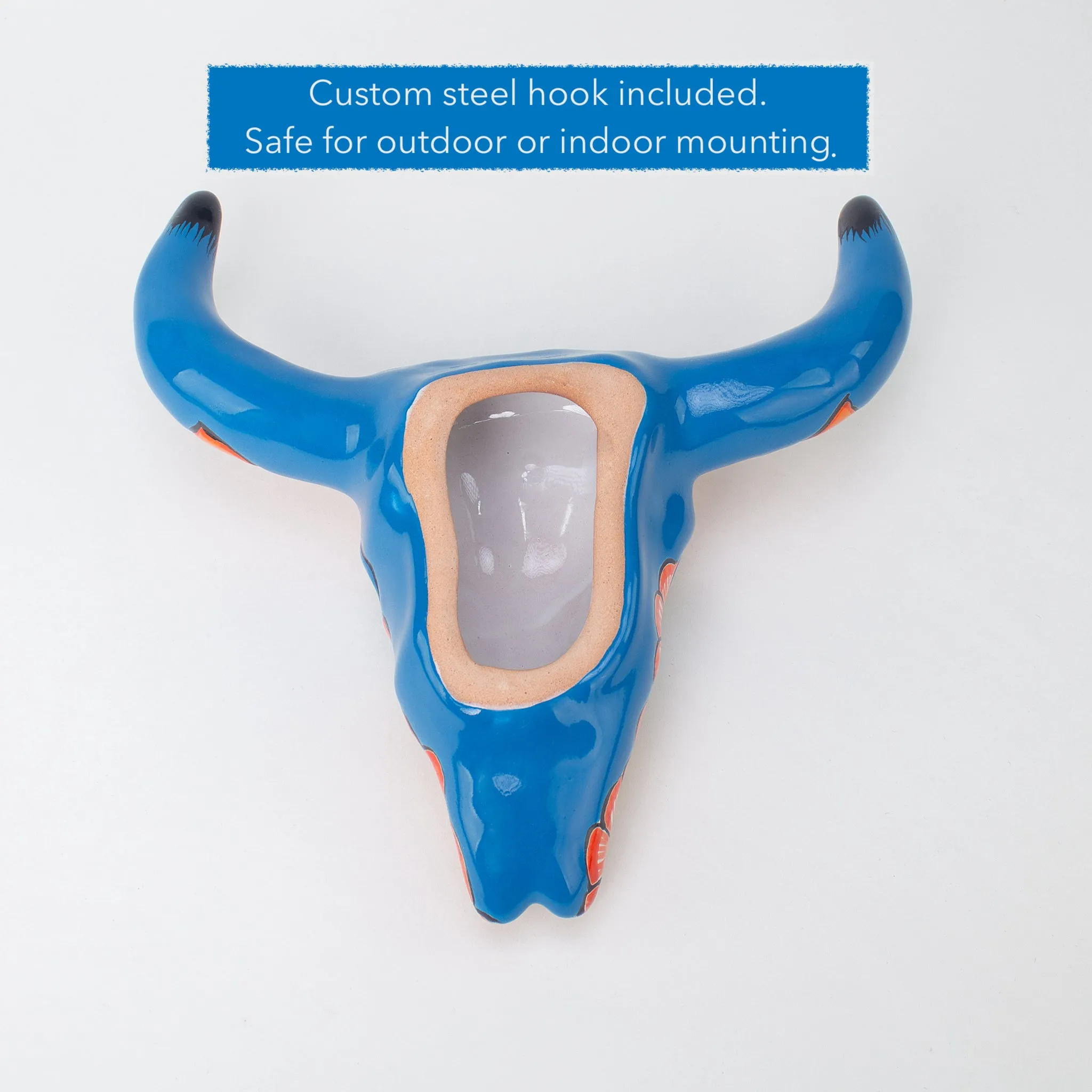 Talavera Longhorn Sculptures | Small