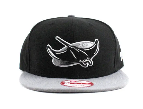 Tampa Bay Devil Rays New Era 9FIFTY Snapback Hat (AIR JORDAN RETRO 8 CHROME)