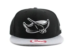 Tampa Bay Devil Rays New Era 9FIFTY Snapback Hat (AIR JORDAN RETRO 8 CHROME)