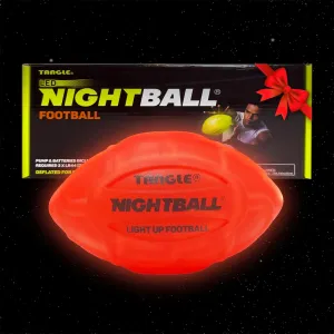 Tangle® Nightball® Football - Red