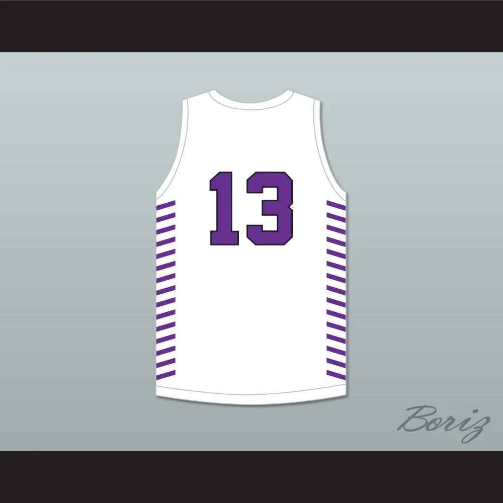 Tari Eason 13 Garfield High School Bulldogs White Basketball Jersey 1