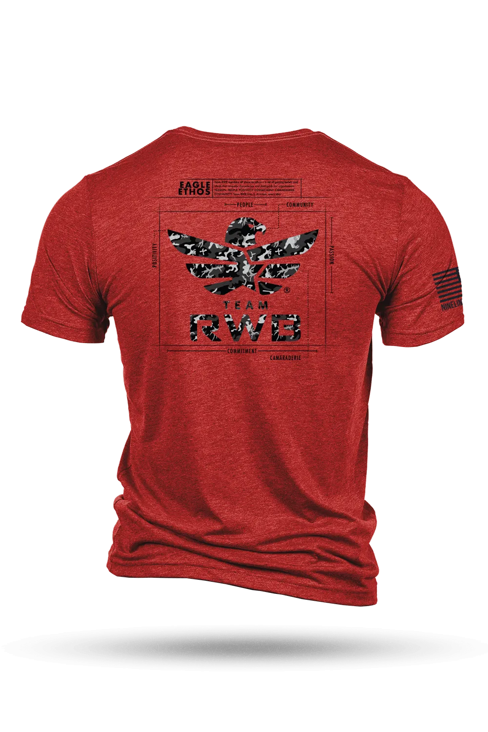 Team RWB Eagle Ethos Schematic - T-Shirt