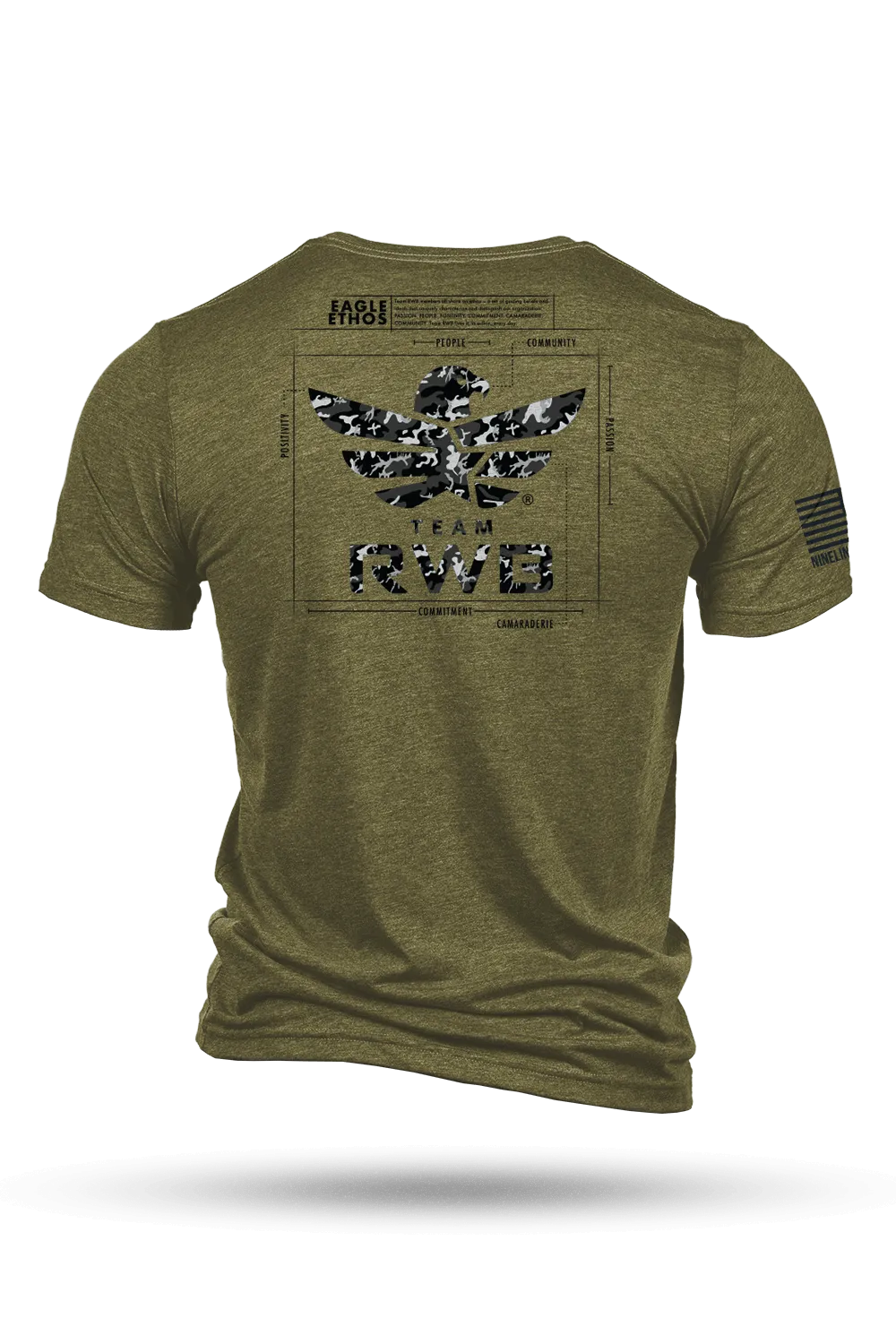 Team RWB Eagle Ethos Schematic - T-Shirt