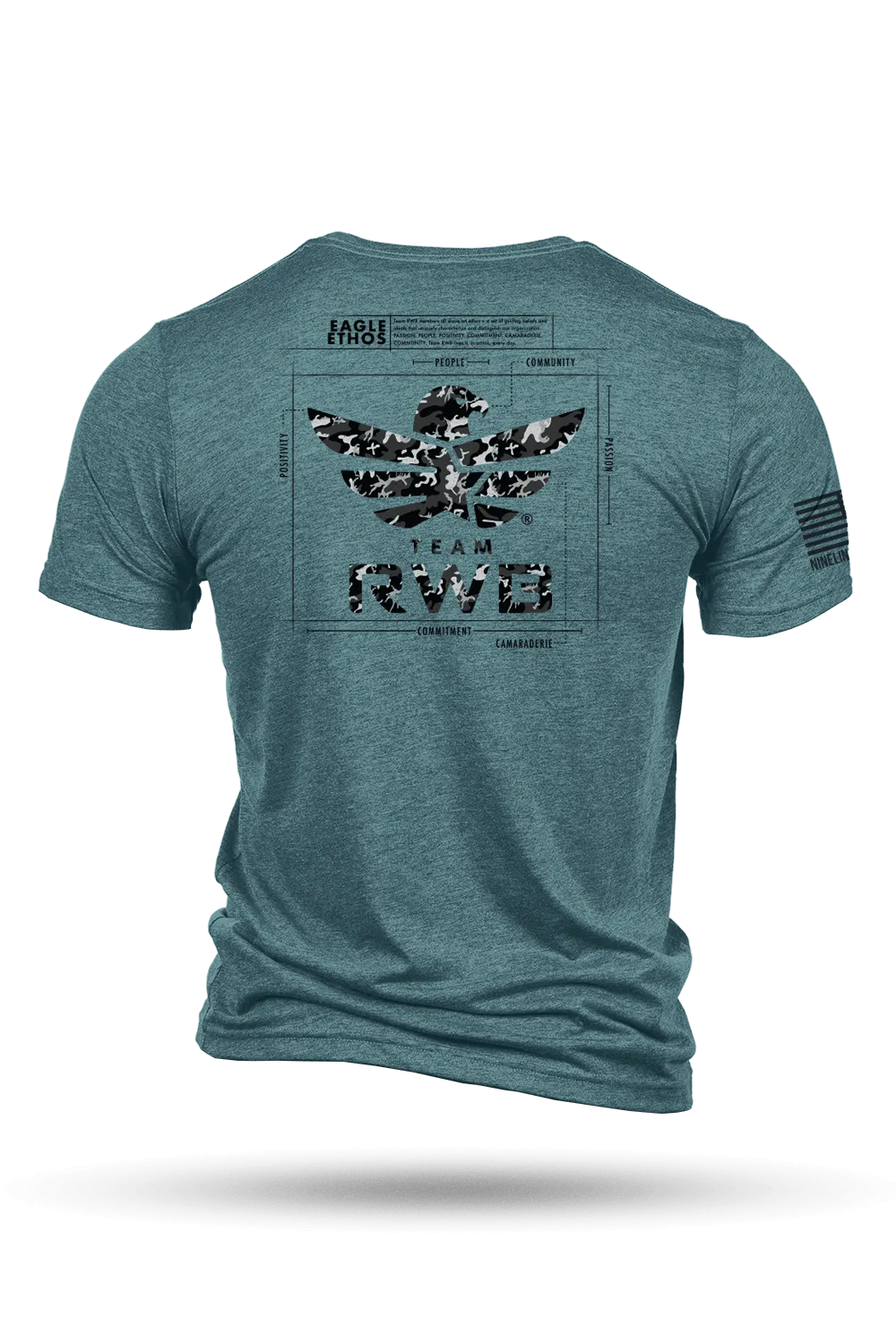 Team RWB Eagle Ethos Schematic - T-Shirt
