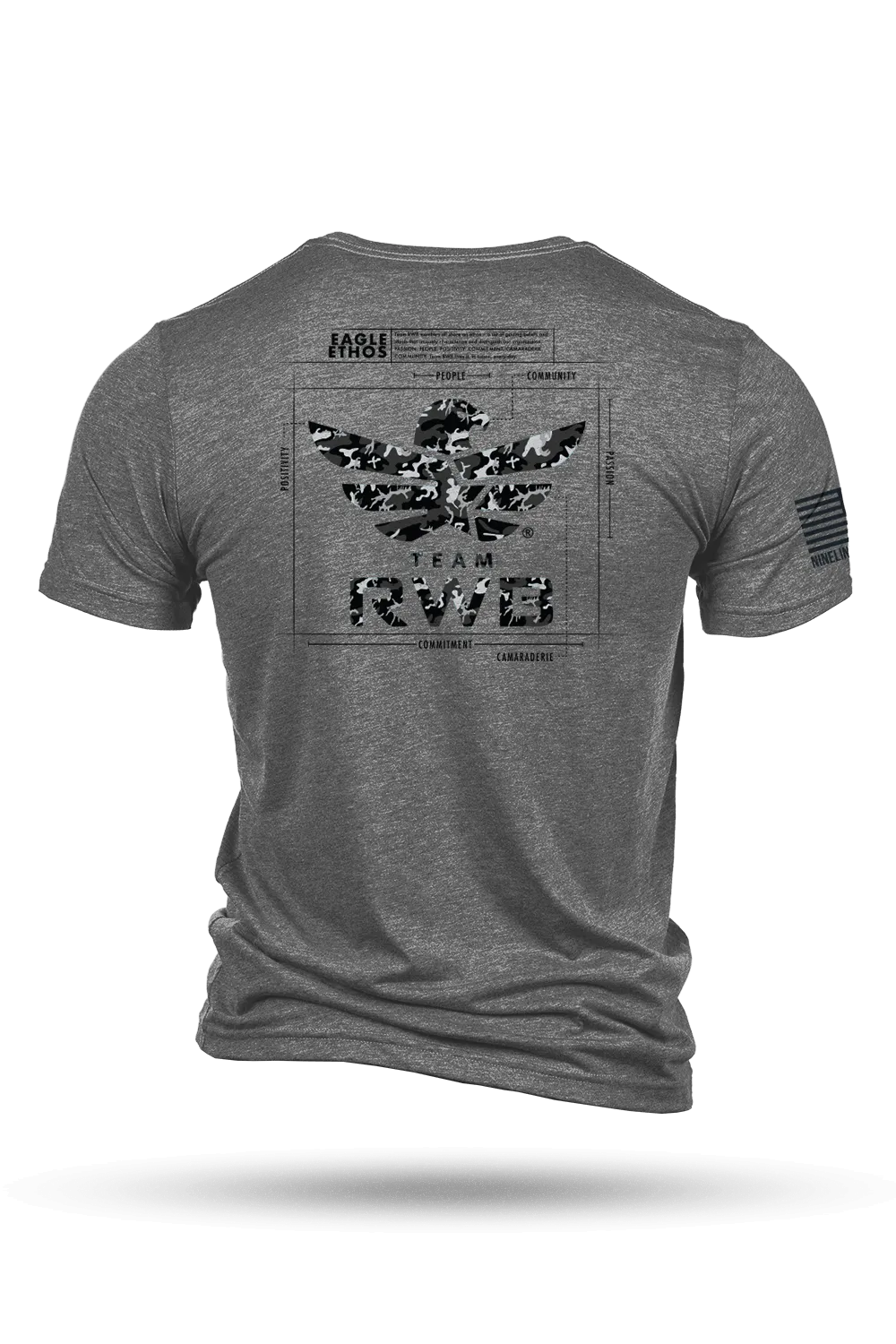 Team RWB Eagle Ethos Schematic - T-Shirt