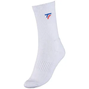 Tecnifibre Mens Classic Badminton Socks (3 Pack) - White