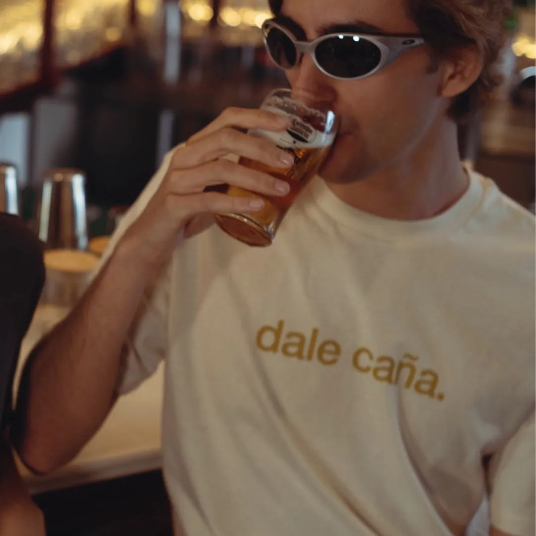 tee, dale caña. x odda, raw white