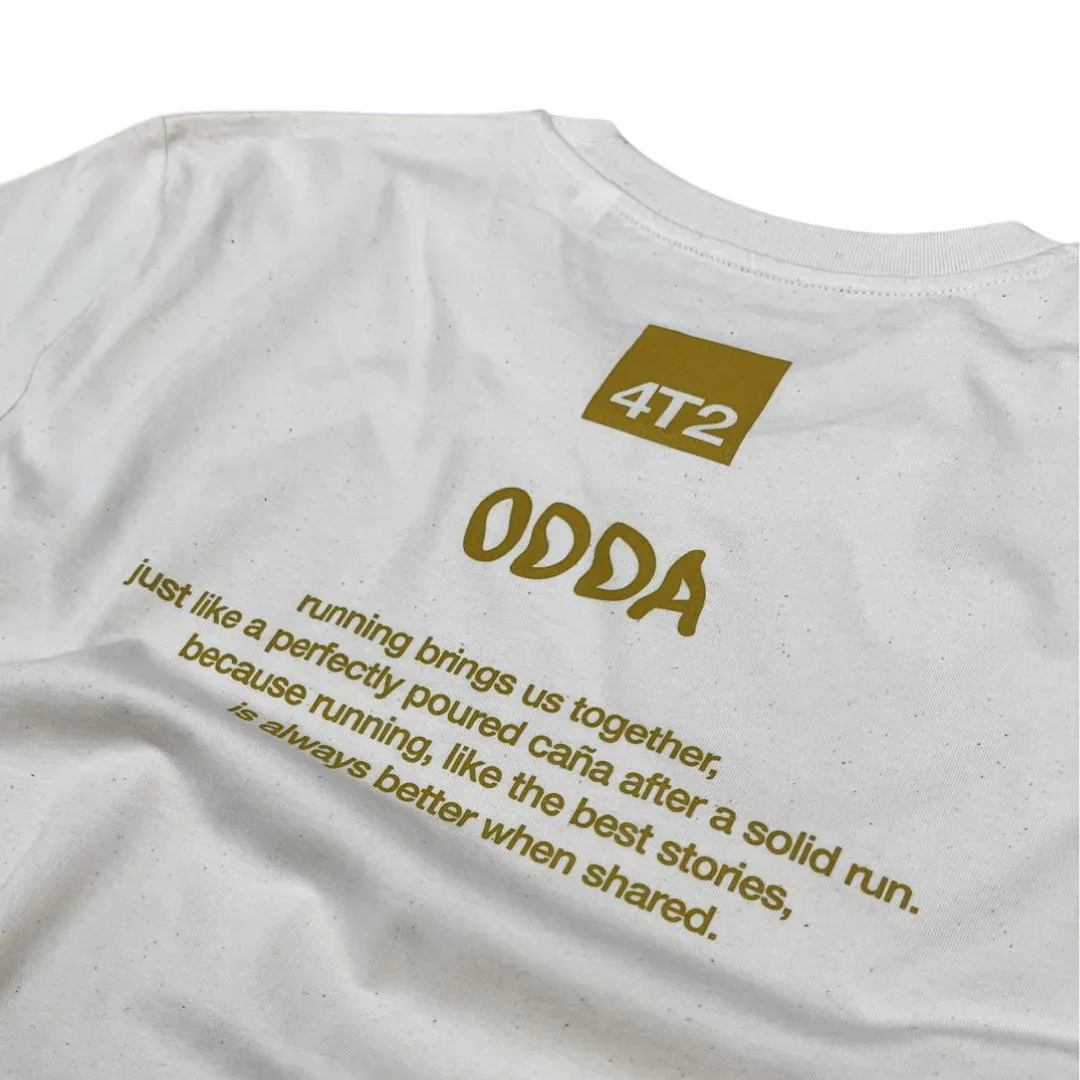 tee, dale caña. x odda, raw white