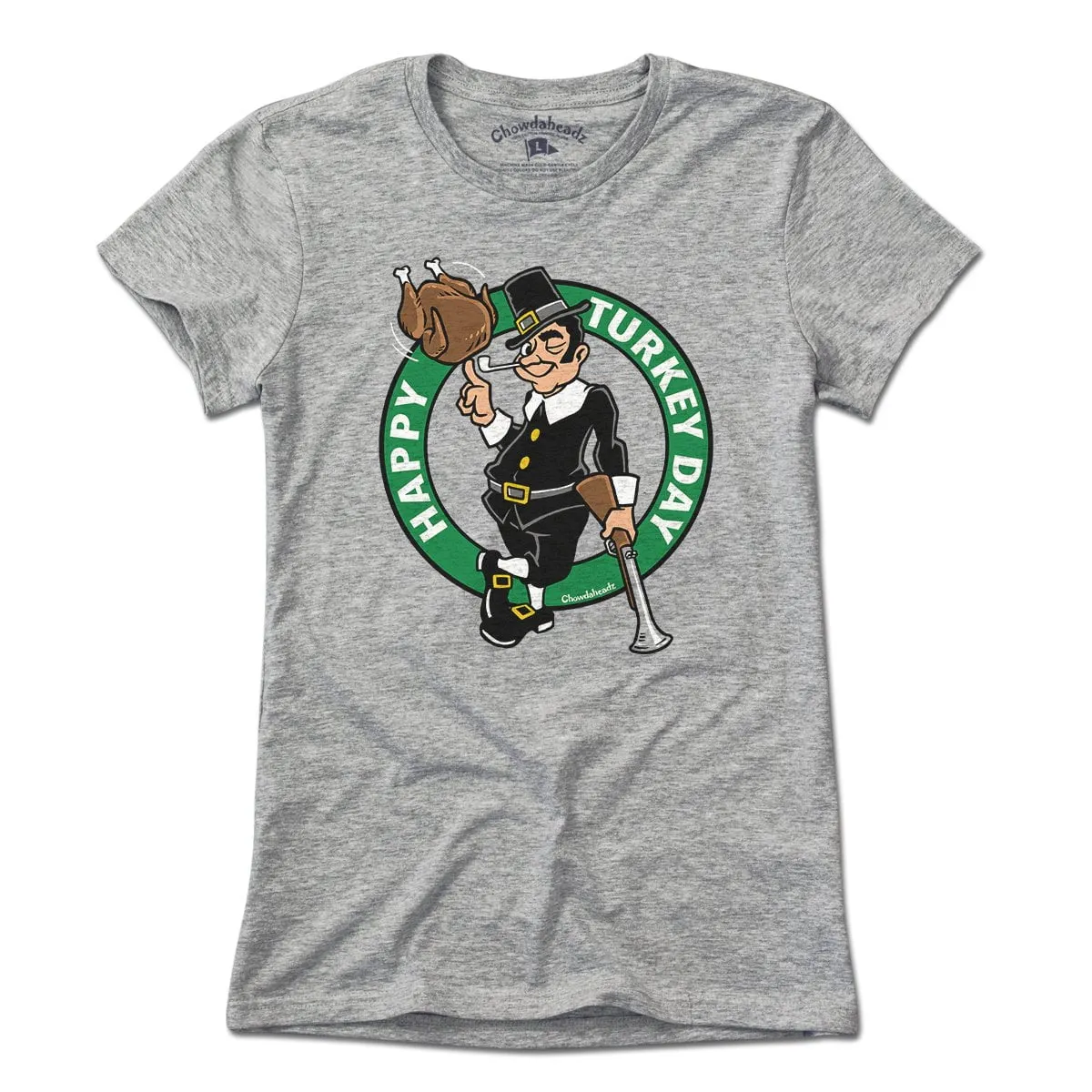 Thanksgiving Pilgrim Circle Logo T-Shirt