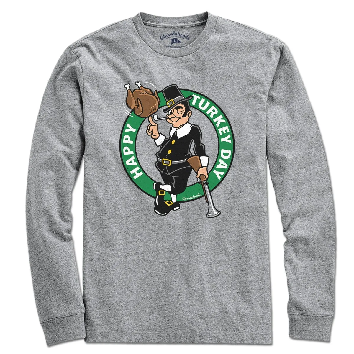 Thanksgiving Pilgrim Circle Logo T-Shirt