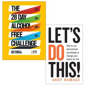 The 28 Day Alcohol-Free Challenge, Let's Do This 2 Books Collection Set