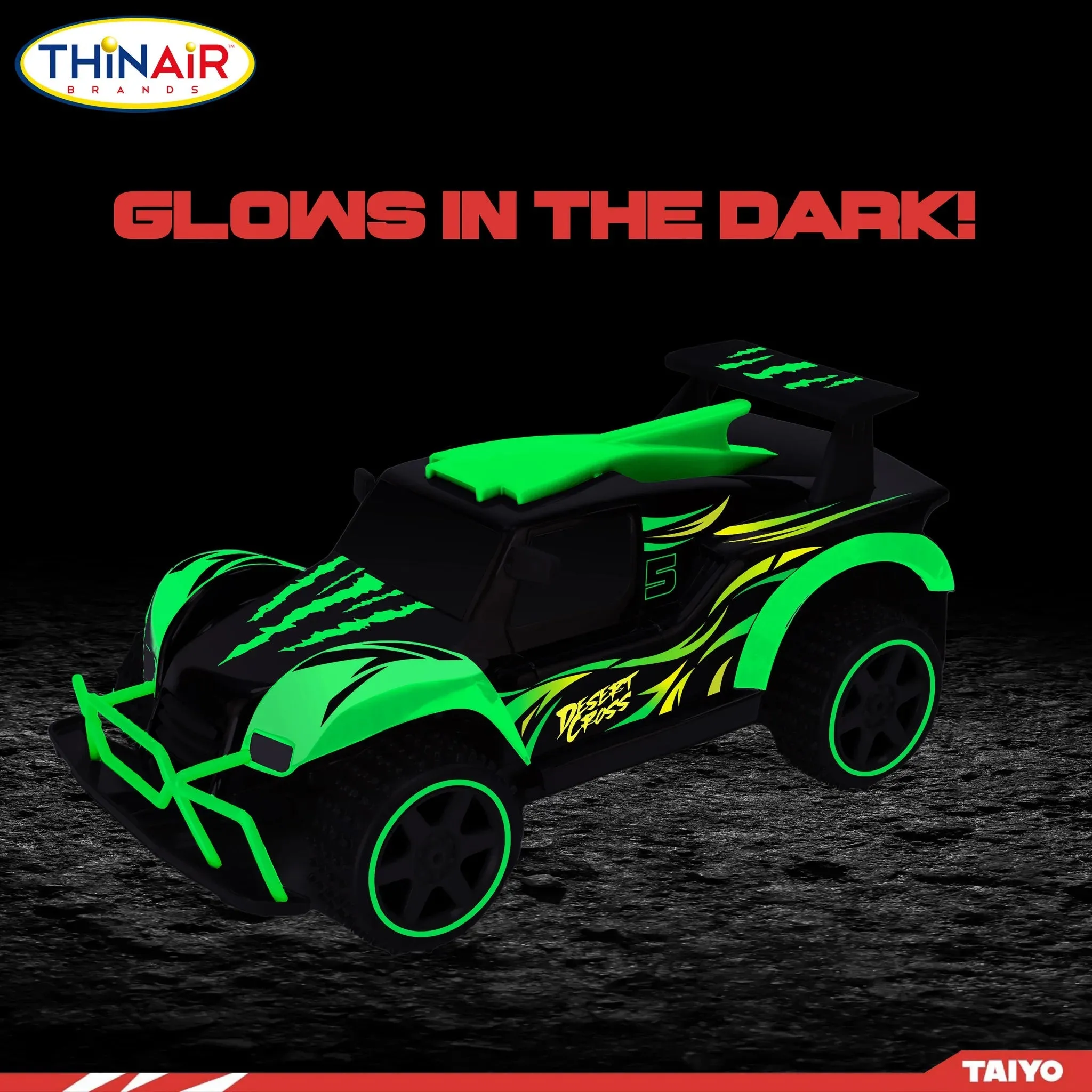 Thin Air Brands Taiyo RC Desert Cross - Glow in the Dark RC