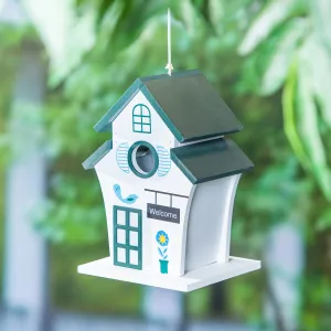 Tiered Roof Wood Birdhouse,zfm2bh02