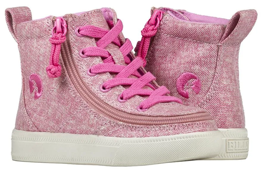 Toddler Heather Pink Billy Classic Lace Highs