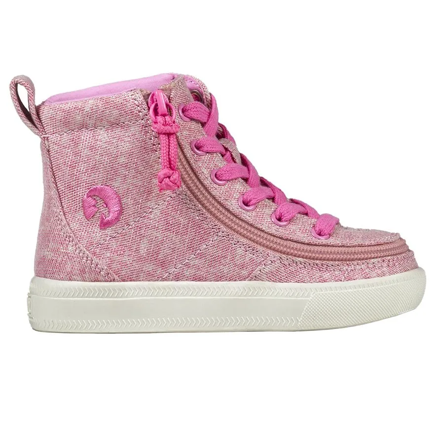Toddler Heather Pink Billy Classic Lace Highs