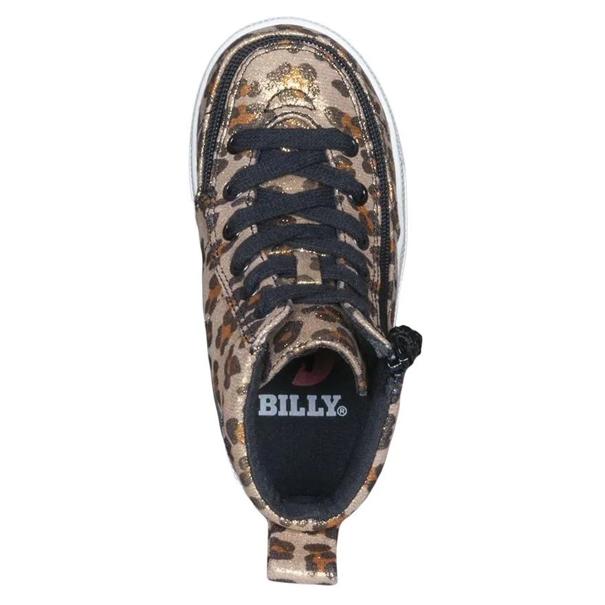 Toddler Leopard Shimmer Billy Classic Lace Highs
