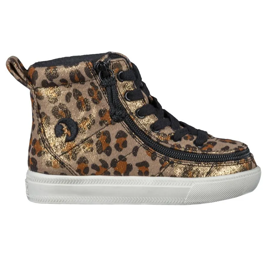Toddler Leopard Shimmer Billy Classic Lace Highs