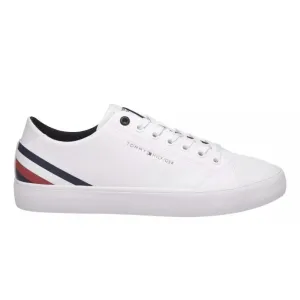 Tommy Hilfiger Th Hi Vulc Core Low LTH Stripes Sneaker Men - WHT