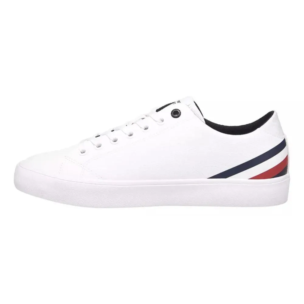 Tommy Hilfiger Th Hi Vulc Core Low LTH Stripes Sneaker Men - WHT