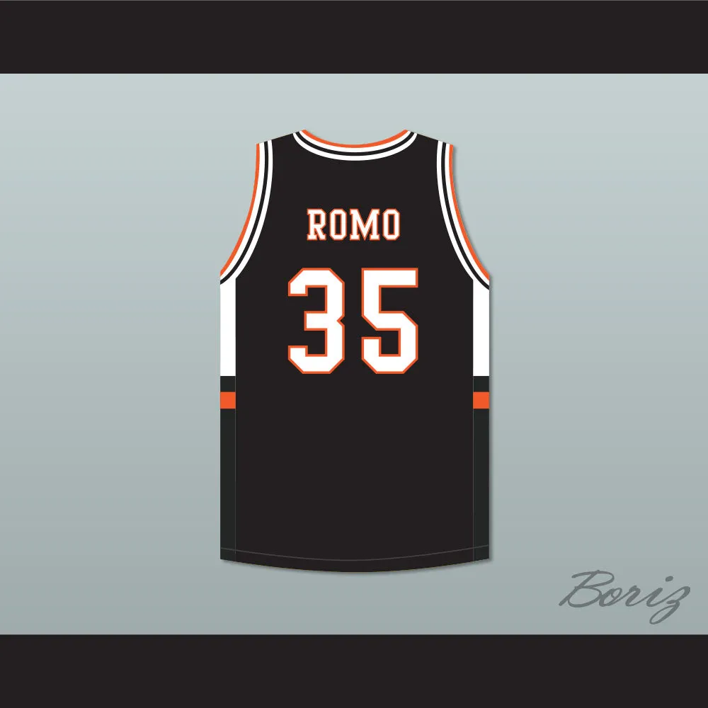 Tony Romo 35 Burlington High School Black Basketball Jersey with Patch
