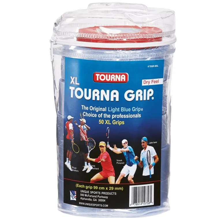 Tourna Original XL Overgrip Tour Travel Pouch 50 Grips