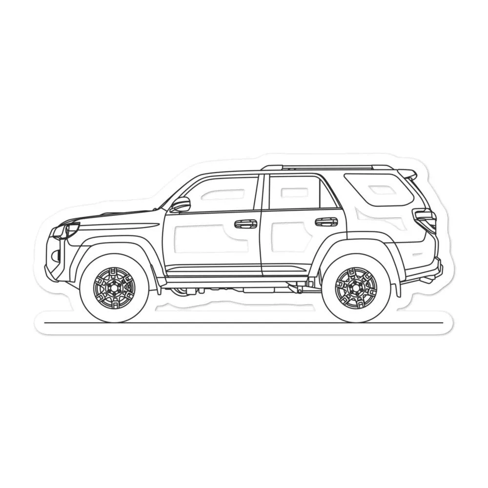 Toyota 4Runner TRD Pro Silhouette Sticker