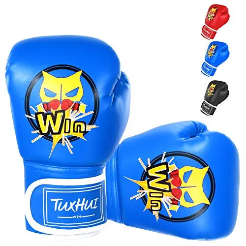 TUXHUI Kids Boxing Gloves for Kids Boys Girls Youth Age 5-12 Years Training Gloves for Punching Bag Kickboxing Muay Thai