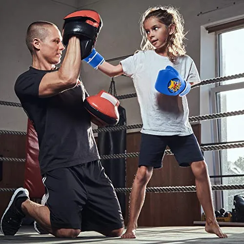 TUXHUI Kids Boxing Gloves for Kids Boys Girls Youth Age 5-12 Years Training Gloves for Punching Bag Kickboxing Muay Thai