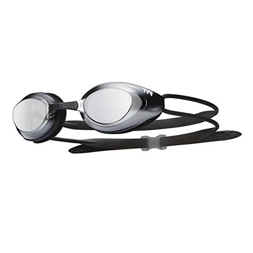 TYR Blackhawk Racing Mirrored Swim Goggles (Silver/Metal Silver/Black)