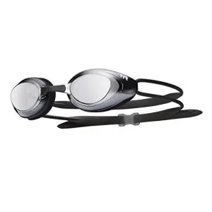 TYR Blackhawk Racing Mirrored Swim Goggles (Silver/Metal Silver/Black)