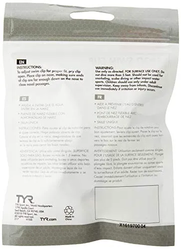TYR Ergo Swimming Nose Clip (Black)