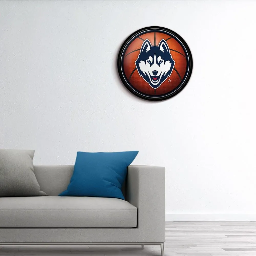 UConn Huskies: Basketball - Modern Disc Wall Sign