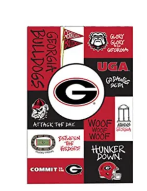 UGA Quotes Garden Flag