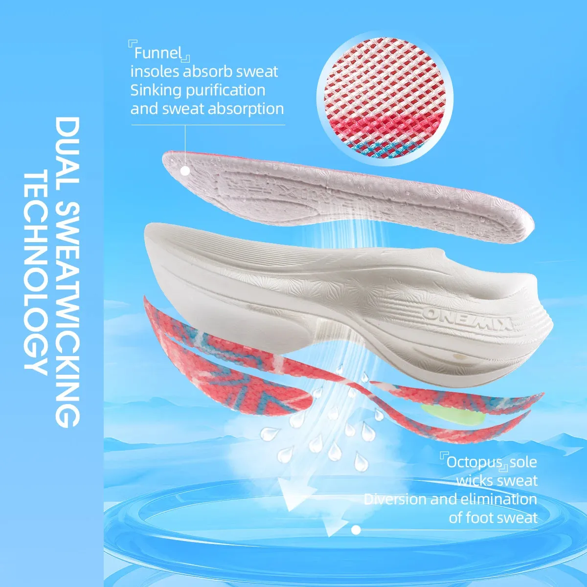 Ultralight Carbon Plate Marathon Shoes - Shock-Absorbing