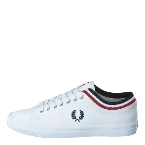 Underspin Tipped Cuff Twill White/navy