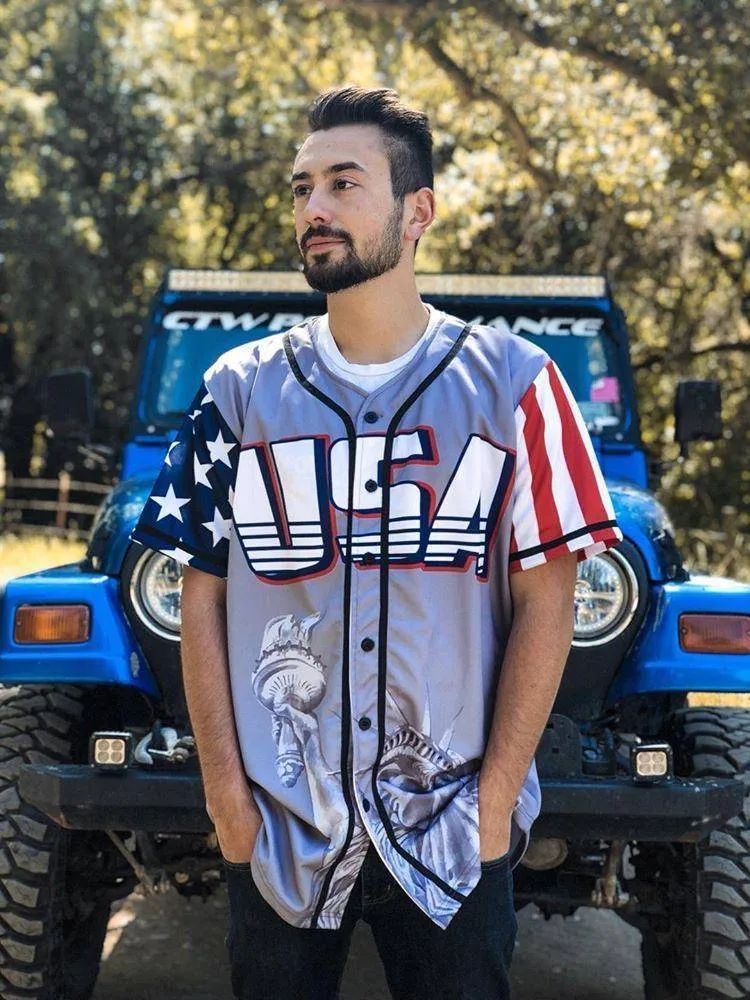 USA Liberty Baseball Jersey